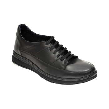 Pantofi OTTER negri, K36, din piele naturala