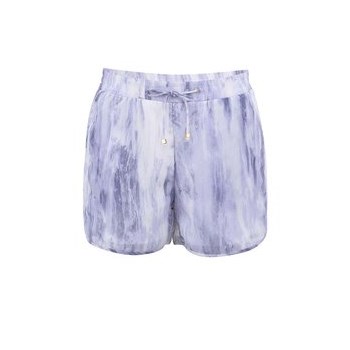 VERO MODA Pantaloni Scurti Texturati - Alb si Violet