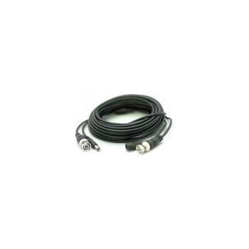 Cablu Bnc 4 video si alimentare AKU 25m lungime, Mufat si sertizat, pentru camera de supraveghere CCTV AK3058