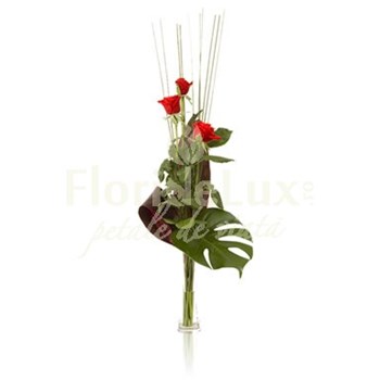 Buchet special de trandafiri rosii