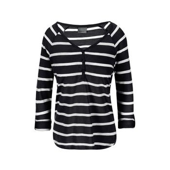 VERO MODA Hope Black and White 3/4 Sleeve T-Shirt