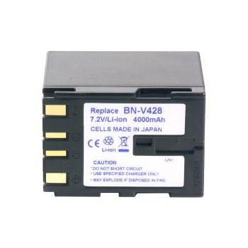 Power3000 PL428D.384 - acumulator Li-Ion tip BN-V428 / BN-V428U pentru camere video JVC, 4000mAh