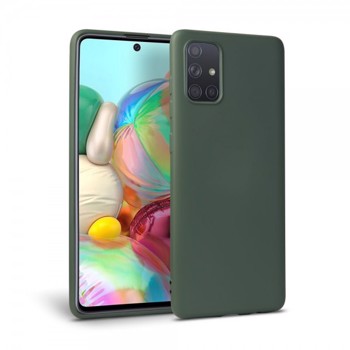 Husa Silicon Soft Upzz Samsung Galaxy A51 Interior Alcantara Verde