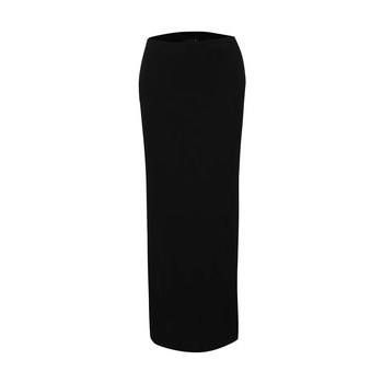 Fusta lunga neagra Only Abbie din bumbac