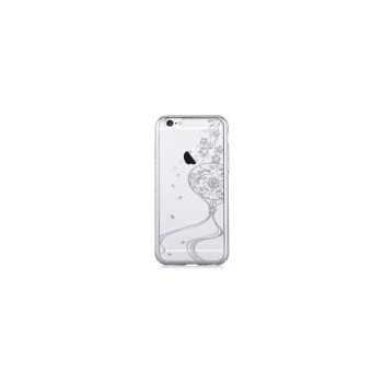 Protectie spate Devia Crystal Secret Garden DVSGIPH6SV pentru Apple iPhone 6/6S (Argintiu)