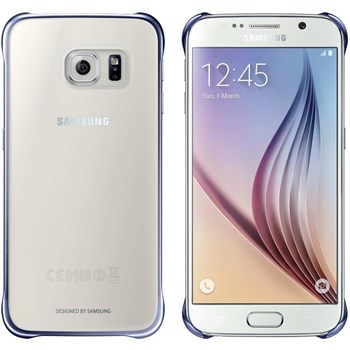 Husa Capac Clear Cover Black EF-QG920BBEGWW pentru Samsung Galaxy S6 G920