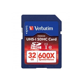 Card Verbatim SDHC 32GB 600x Class 10 UHS-I