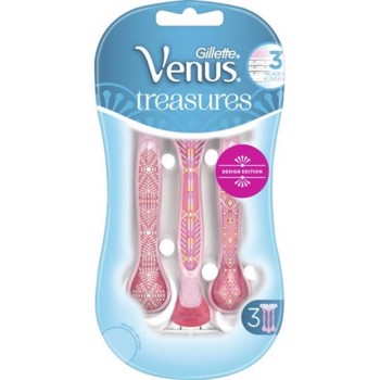 Set 3 aparate de ras Gillette Venus Treasures Pink
