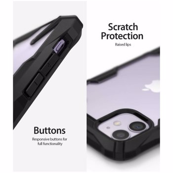 Husa Ringke pentru iPhone 11 fusion x, Black