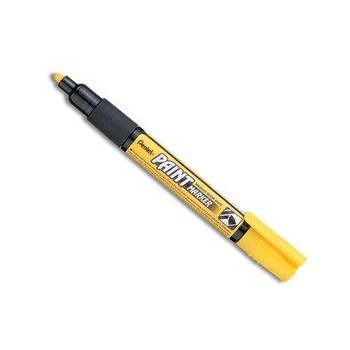 Marker perm.Pentel,cu vopsea,4mm,galben