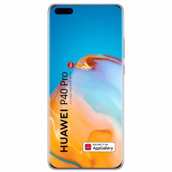 Telefon mobil Huawei P40 Pro Dual Sim, Ice White, 6.58'', RAM 8GB, Stocare 256GB