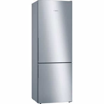 Combină frigorifică Bosch KGE49AICA, Low Frost, 413 L, Super-răcire, Compartiment VitaFresh 0°C, Suport sticle, H 201 cm, Inox antiamprentă
