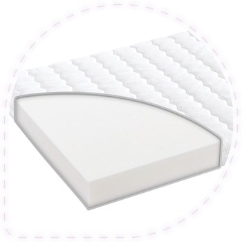 Saltea pentru patut Soft Wash - 140 x 70 x 9 cm t010402