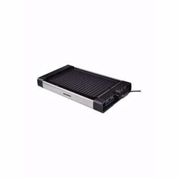 Gratar electric, Heinner, 1800 W, 41 x 26 cm, HEG-F1800, invelis placa anti-adeziv, Negru