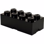 Cutie depozitare LEGO 2x4 negru (40041733)