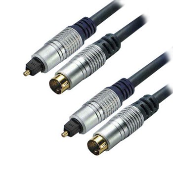 Generic HT CABLU OPTIC TOSLINK&SVHS - TOSLINK&SVHS 1.