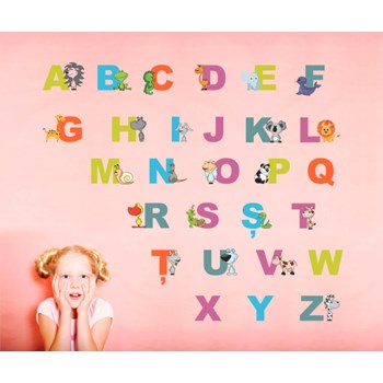 Sticker decorativ Alfabet