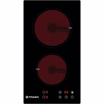 Plita Pyramis 29HL310 2 zone de gatit 9 trepte putere Sticla Neagra