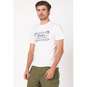 Tricou slim fit cu imprimeu logo