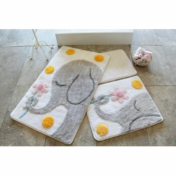 Set covorase baie Chilai Home by Alessia, 351ALS2107, Multicolor