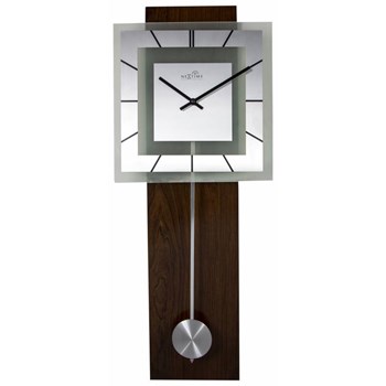 Ceas de perete NeXtime Retro Pendulum Square 32x80cm