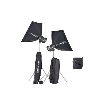 Elinchrom #20757.2 BRX 250 / 500 TO GO - Set cu Softboxuri