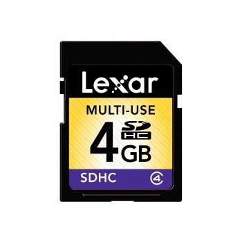 Lexar SDHC 4GB class 4 multi use