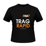 Tricou negru -Trag Rapid - XXL