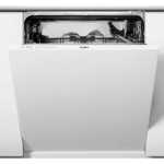Masina de spalat vase incorporabila WHIRLPOOL WI 3010, 13 seturi, 5 programe, 60 cm, Clasa F, panou comanda alb