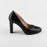 Pantofi dama Piele Mariam negri cu toc