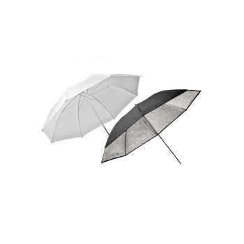 Elinchrom #26062 Umbrella Set Silver-Translucent 83cm