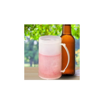 Set 2 x halba de bere cu pereti dubli pentru congelator