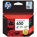 Consumabil HP Cartus 650 Tri-color Ink Cartridge