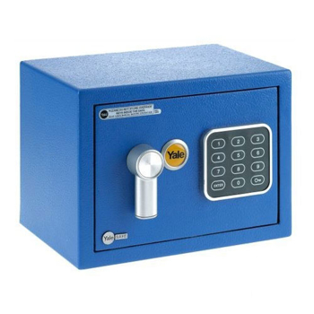 Seif standard mini Yale YSV/170/DB1/B, cifru (Albastru)