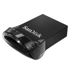 Memorie USB SanDisk Ultra Fit 32 GB, USB 3.1, Negru