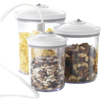 Set 3 caserole FoodSaver FSC003-I, 0.7 l, 1.4 l, 2.4 l