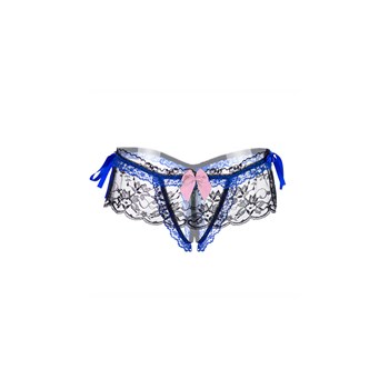 GS1044-1414 Chilot din dantela accesorizat cu fundita decorativa