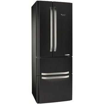 Combina frigorifica Hotpoint E4DAABC, 470 l, Clasa A+, No Frost, H 195.5 cm, Negru