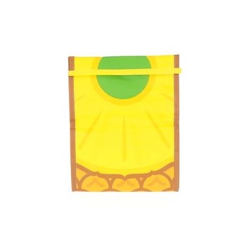 Punga galbena pentru mancare Mustard cu print
