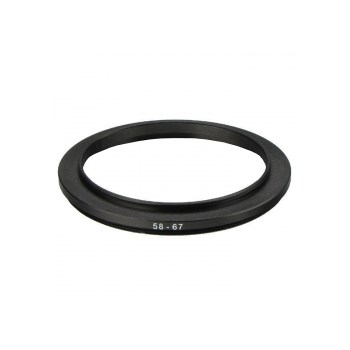 Inel reductie Step-up metalic de 58-67mm