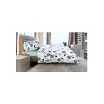 Lenjerie de pat pentru 2 persoane 100% bumbac, 4 piese