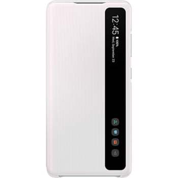 Husa Smart Clear View Cover pentru SAMSUNG Galaxy S20 Fan Edition, EF-ZG780CWEGEE, alb
