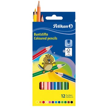 Creioane colorate,12b/set,Pelikan