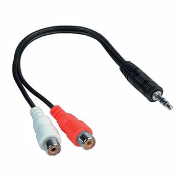 Adaptor audio jack 3.5 mm stereo - 2 x RCA HAMA 43365