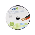 Cablu Difuzor Rosu/negru Cupru 2x1.00mmp, 100m, Well