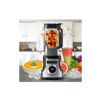 Blender profesional TurboTronic TT-PB800, 2 litri, cu functii de gatire, 2000W, supe calde, 32000 rotatii, inox