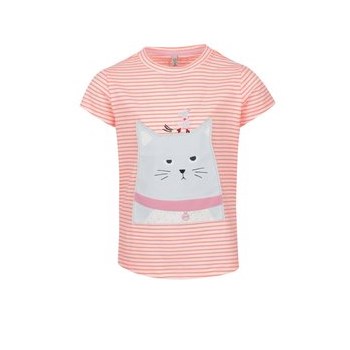 Tricou crem cu portocaliu Tom Joule pentru fete