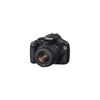 Aparat Foto D-SLR Canon EOS 1100D (Negru) cu Obiectiv EF-S 18-55DCIII si Obiectiv EF75-300 (cu stablizare imagine)
