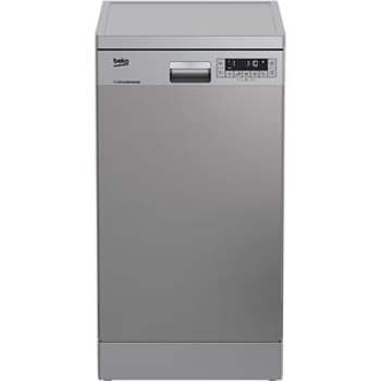 Masina de spalat vase independenta Beko DFS26024X, 10 seturi, 6 programe, A++, Display LCD, 45 cm, Slim, Inox
