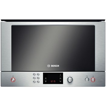 Cuptor cu microunde incorporabil Bosch, 900W, 60 cm, Display, Invertor, Dezghetare, Inox